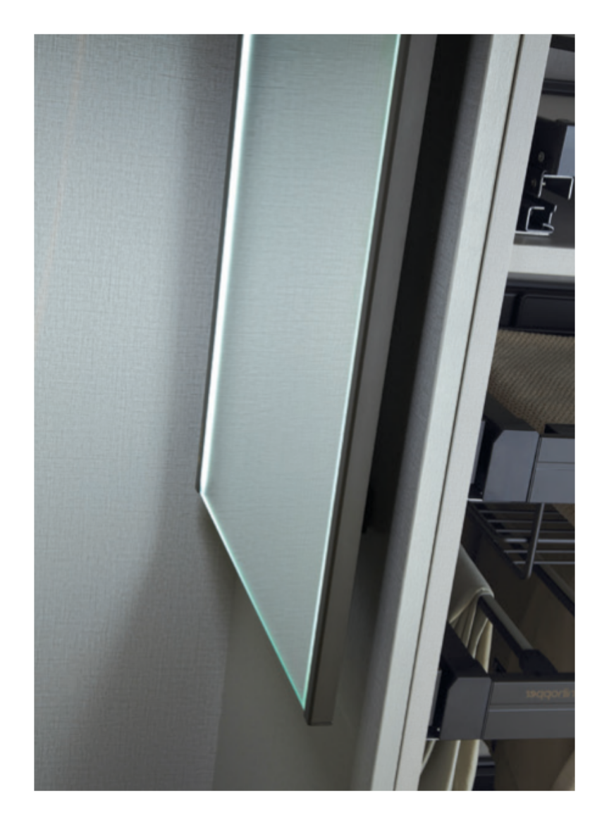 دار LED آینه ریلی کمدی ملونی مدل WS3104