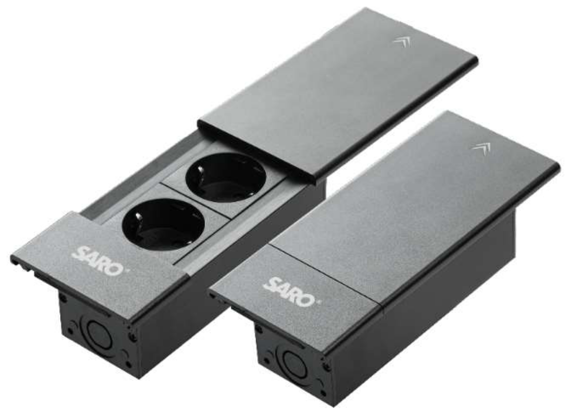 پریز توکار SARO مدل Plug-S2