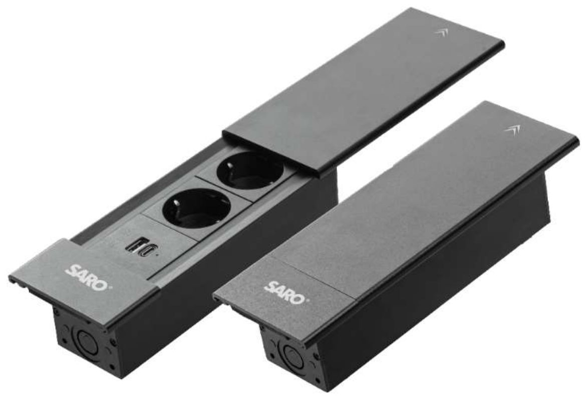 پریز توکار SARO مدل Plug-S2-U