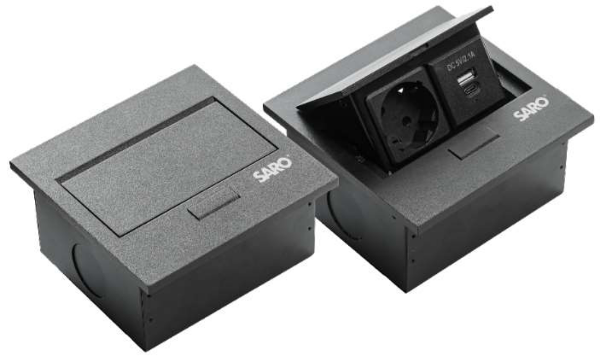 پریز توکار SARO مدل Plug-L2-U